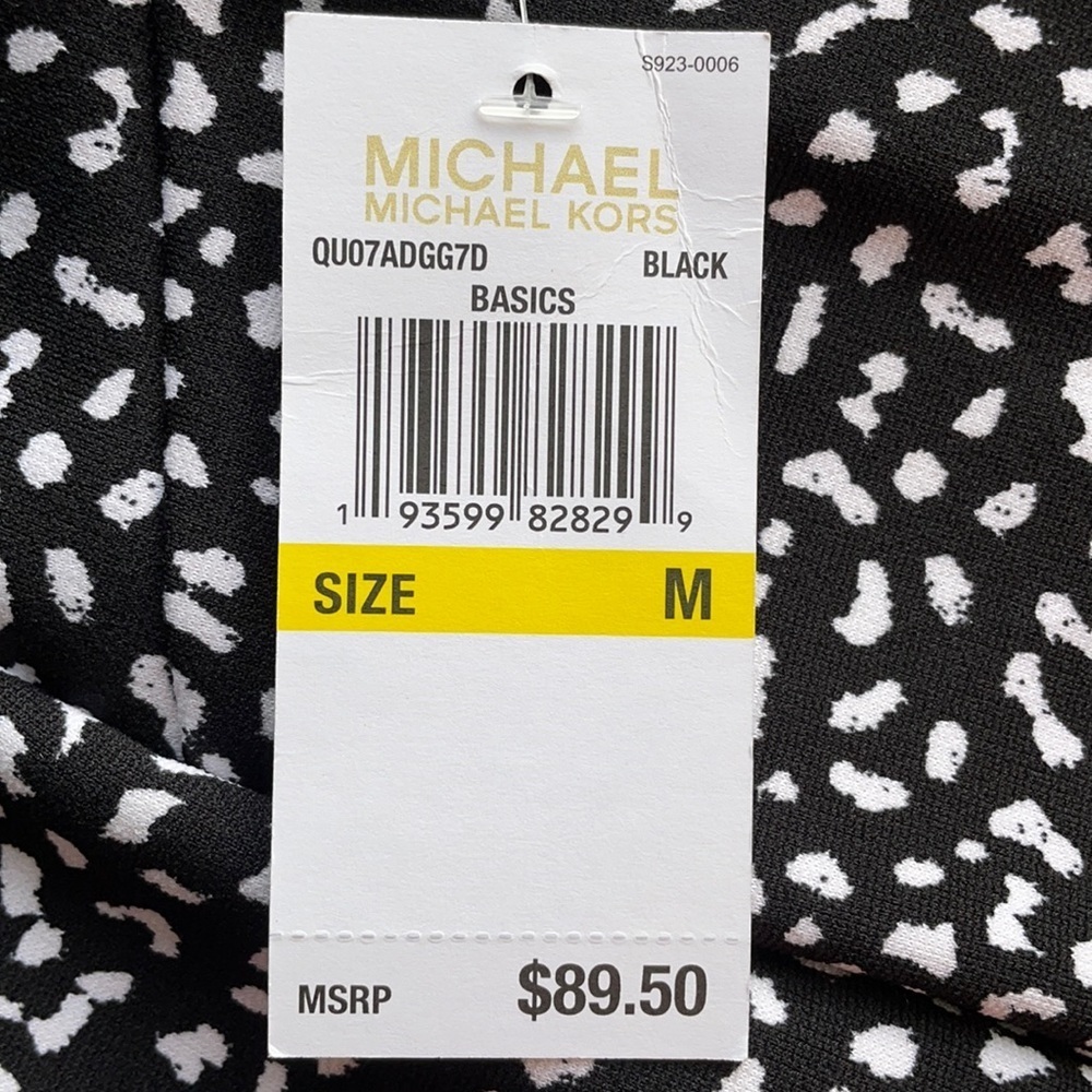 Michael Kors Black/White Print Pencil Skirt - Picture 8 of 9